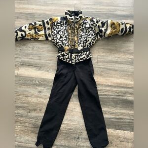 VTG Obermeyer Women’s Wildone Floral Ski Suit Snow Bib One Piece Women’s 6P